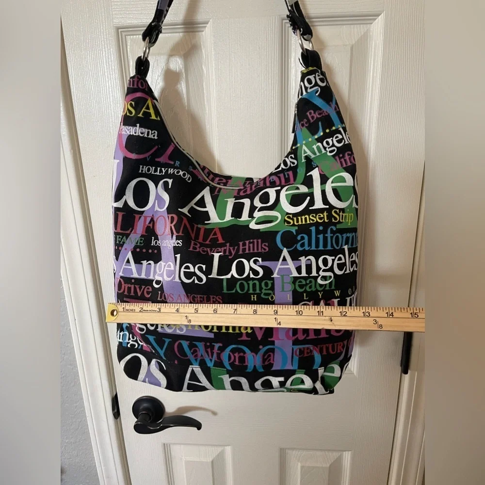 Jay Joshua Multi-Color Los Angeles Tote Bag NWOT